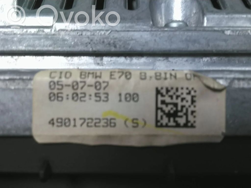 BMW X5 E70 Screen/display/small screen 