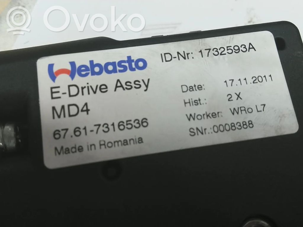 BMW 1 F20 F21 Motore/attuatore 