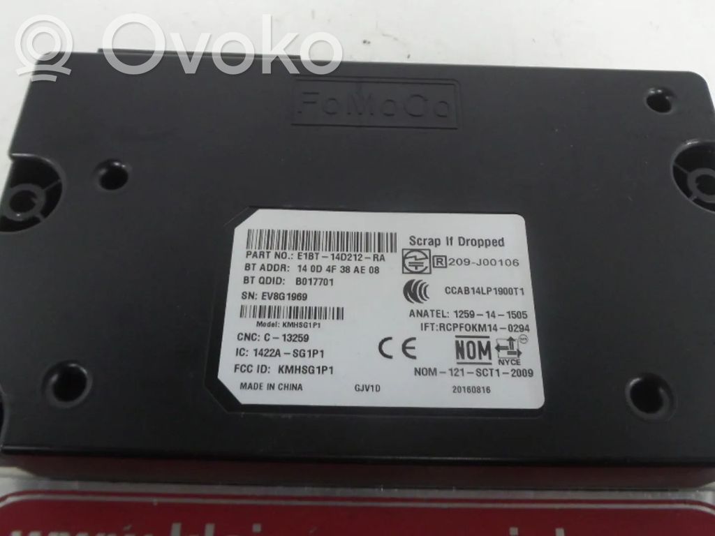 Ford Ecosport Other control units/modules 