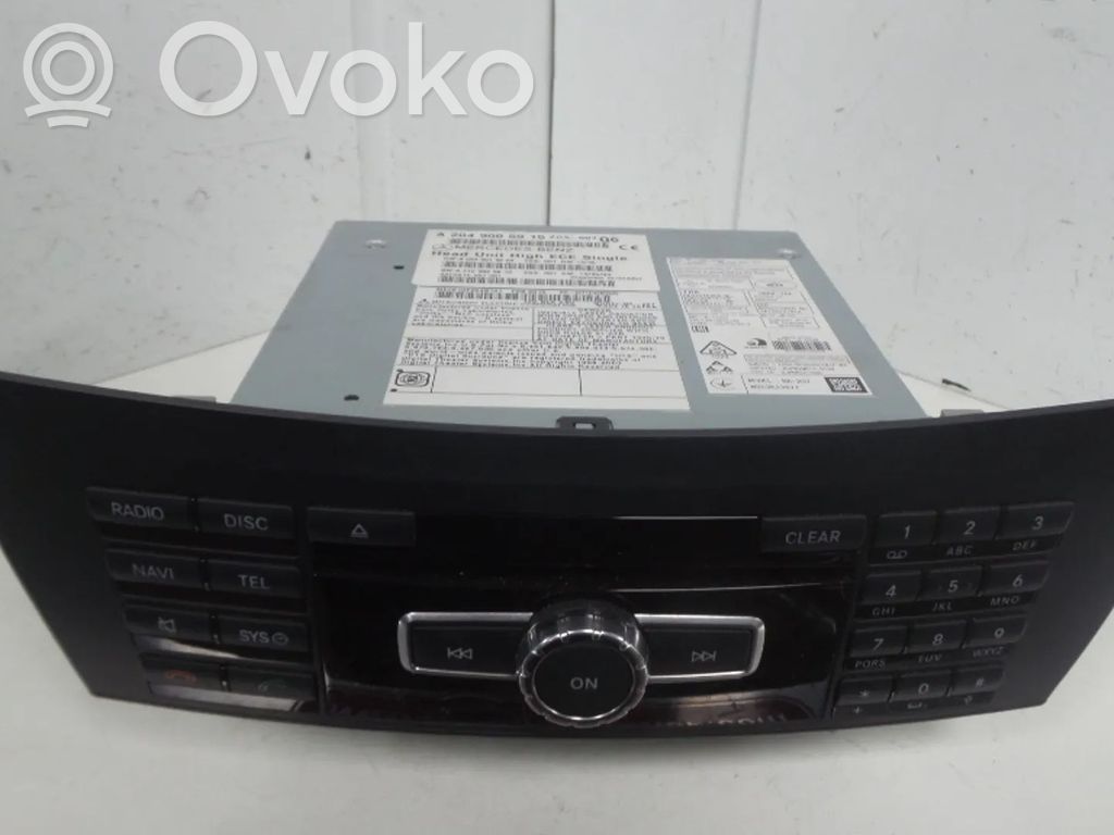 Mercedes-Benz C W204 Unità di navigazione lettore CD/DVD