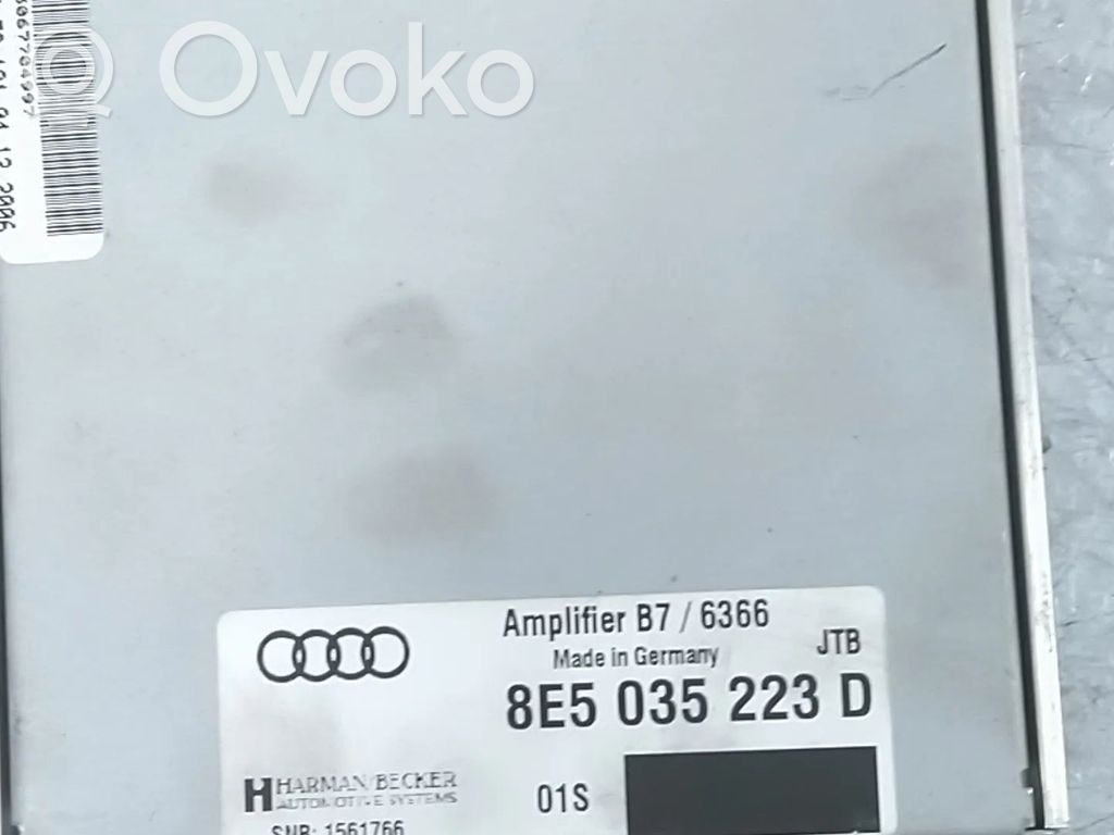 Audi A4 S4 B6 8E 8H Amplificator sunet 
