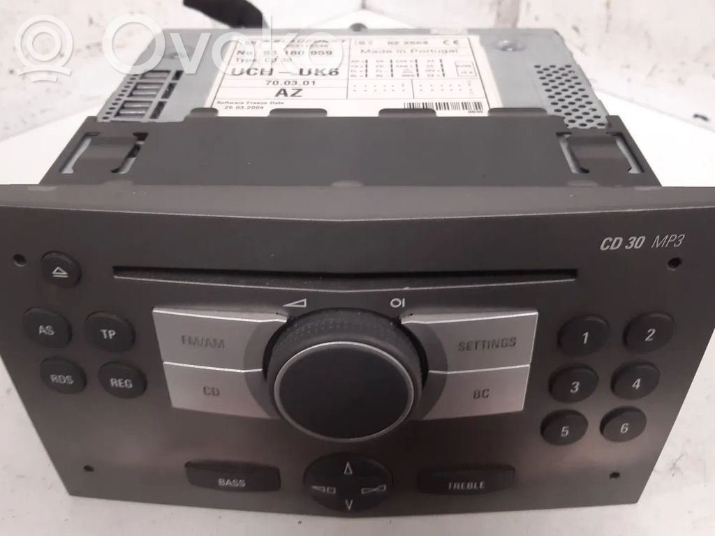 Radio/CD/DVD/GPS-pääyksikkö   93180959