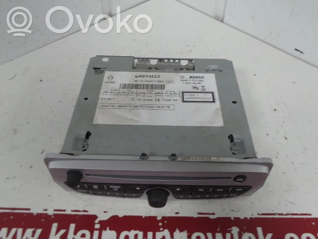 Renault Megane III Radio/CD/DVD/GPS head unit 