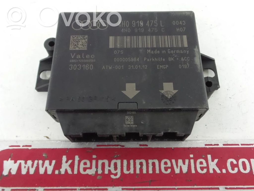 Audi A7 S7 4G Centralina/modulo sensori di parcheggio PDC 
