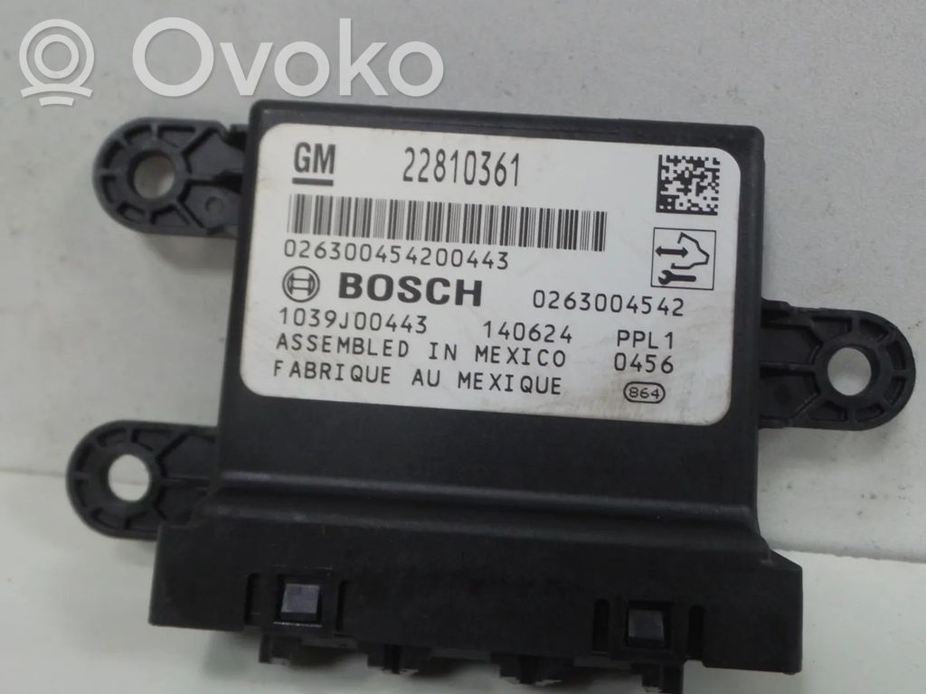 Opel Astra J Unidad de control/módulo PDC de aparcamiento