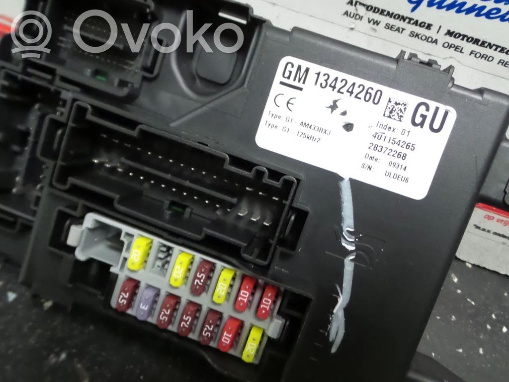 Módulo de fusible   13424260,6237421