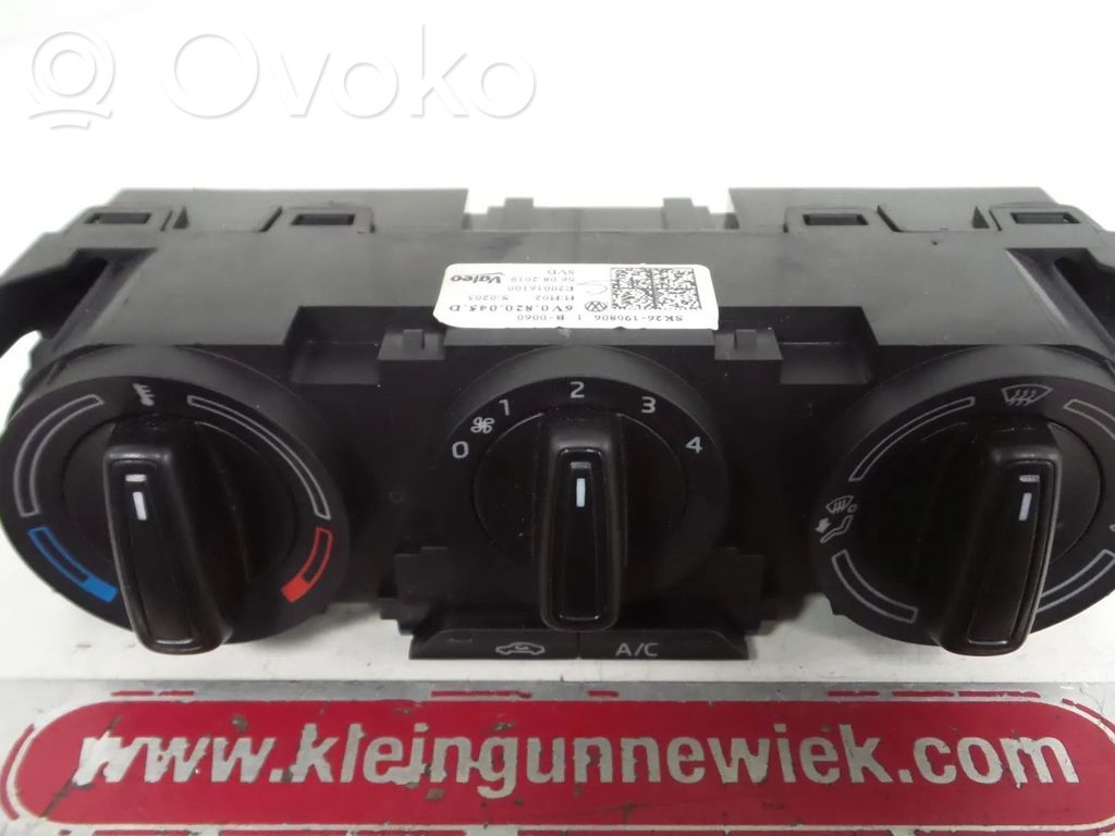 Skoda Fabia Mk3 (NJ) Panel klimatyzacji 