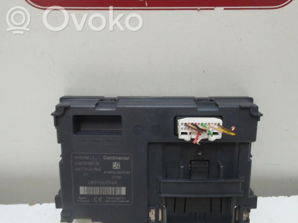 Renault Clio IV Ignition key card reader 