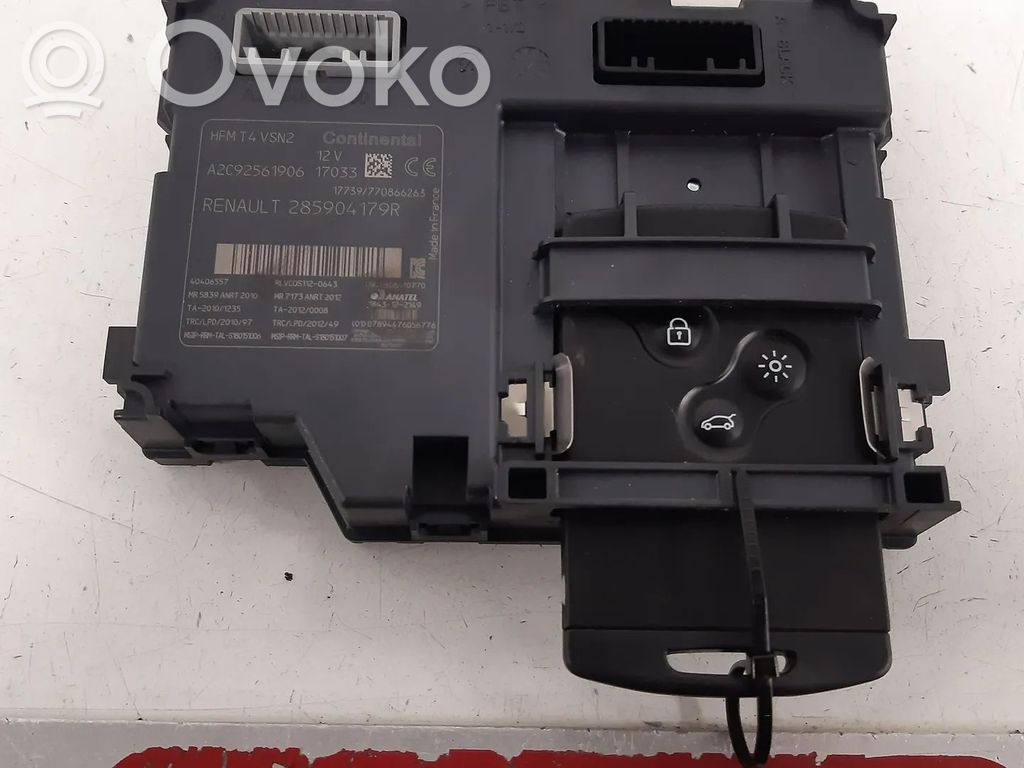 Renault Captur Ignition key card reader 