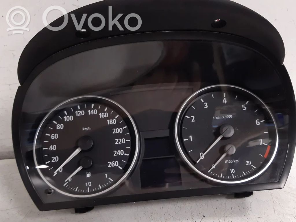 BMW 3 E90 E91 Speedometer (instrument cluster) 