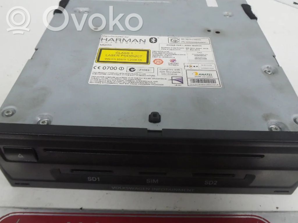 Volkswagen Touareg II Controllo multimediale autoradio 