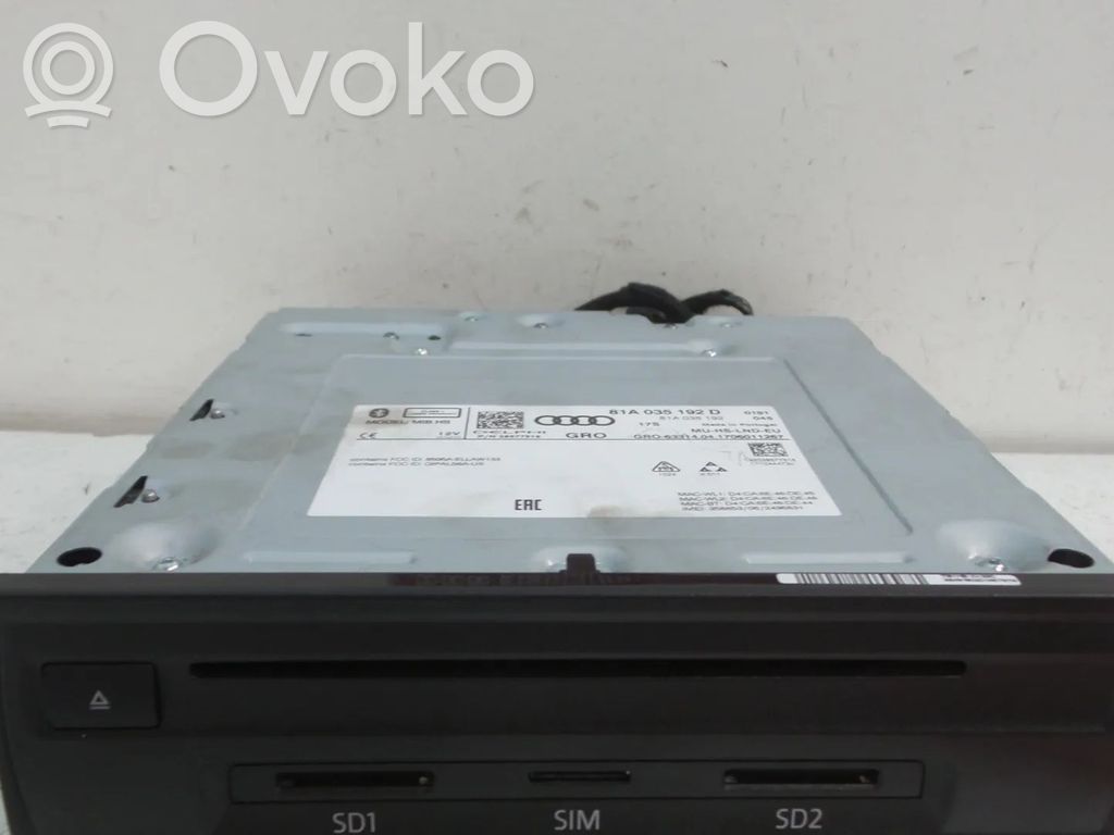 Head unit multimedia control   81A035192D
