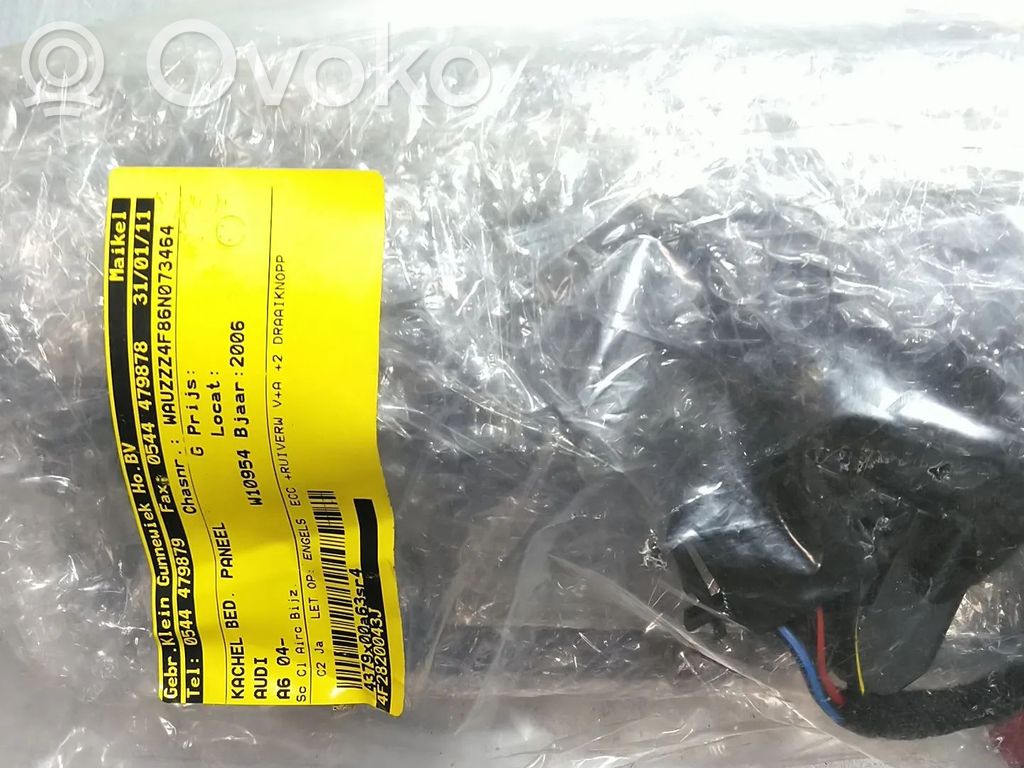 Panel klimatyzacji   4F2820043J