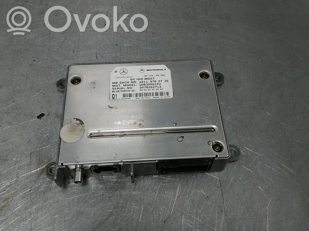 Unité de commande, module téléphone   A2118702726,A2118703226