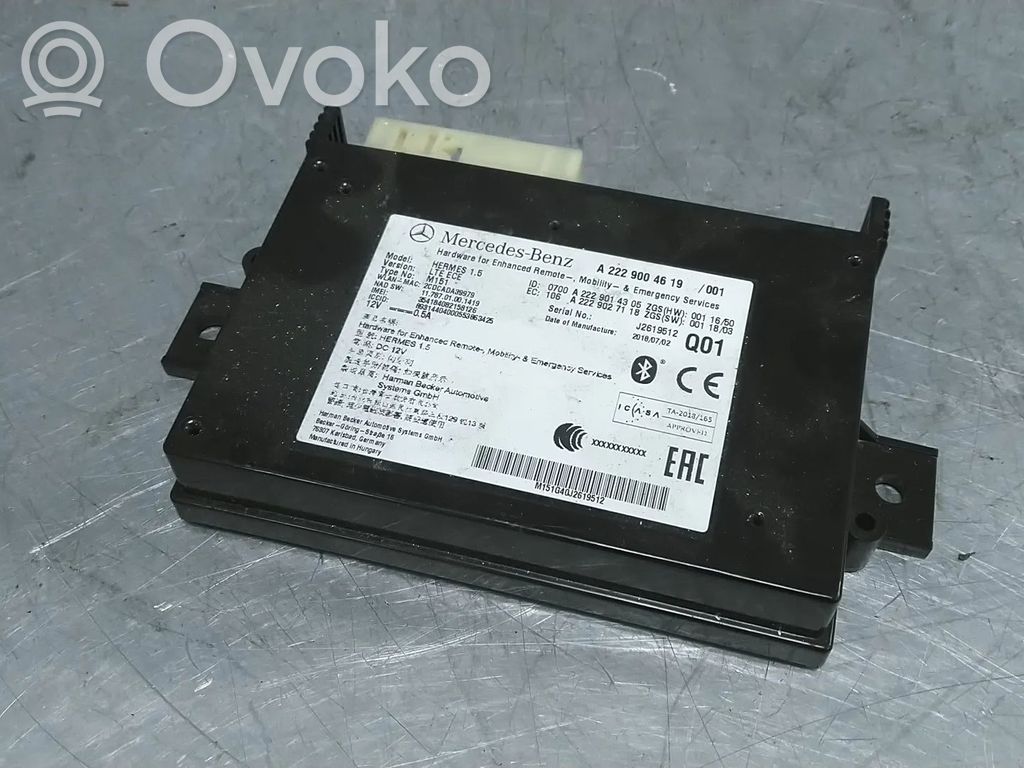 Mercedes-Benz C W205 Autres unités de commande / modules 