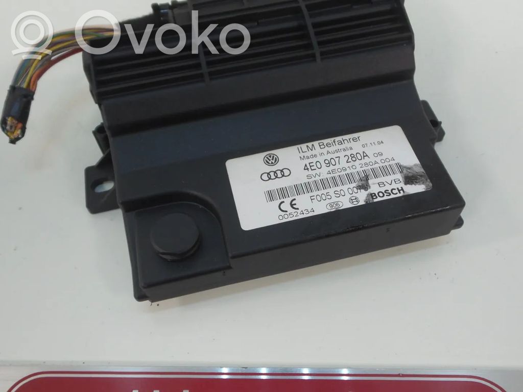 Audi A8 S8 D3 4E BSM Valdymo blokas 
