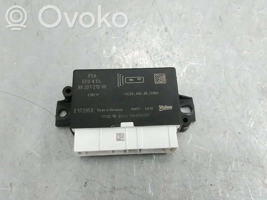Opel Combo E Unité de commande, module PDC aide au stationnement 