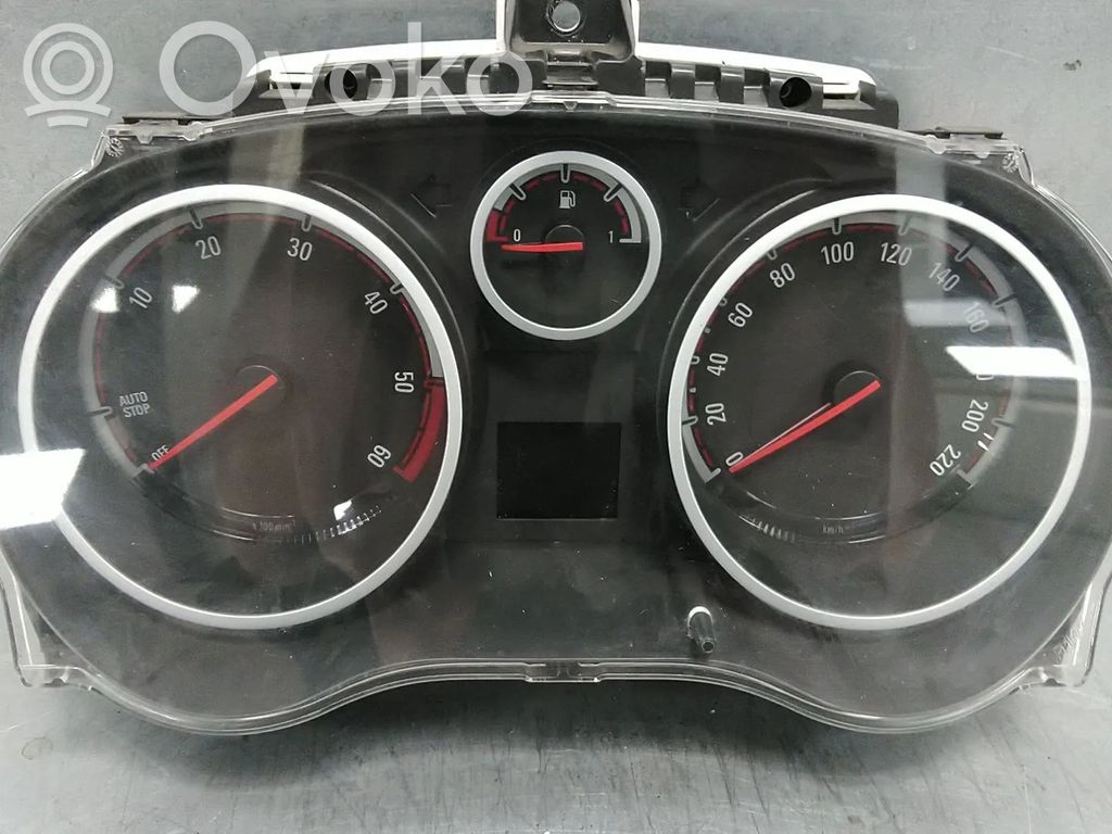 Opel Corsa D Spidometras (prietaisų skydelis) 