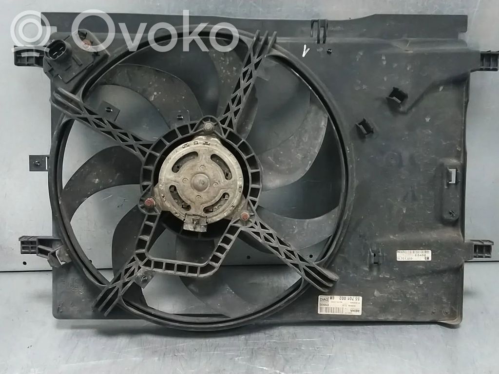 Opel Corsa D Radiator cooling fan shroud 