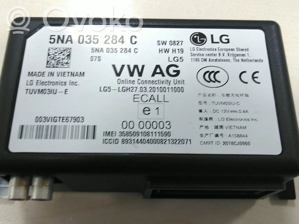 Altre centraline/moduli   5NA035284C,5QE035284A,DFGA