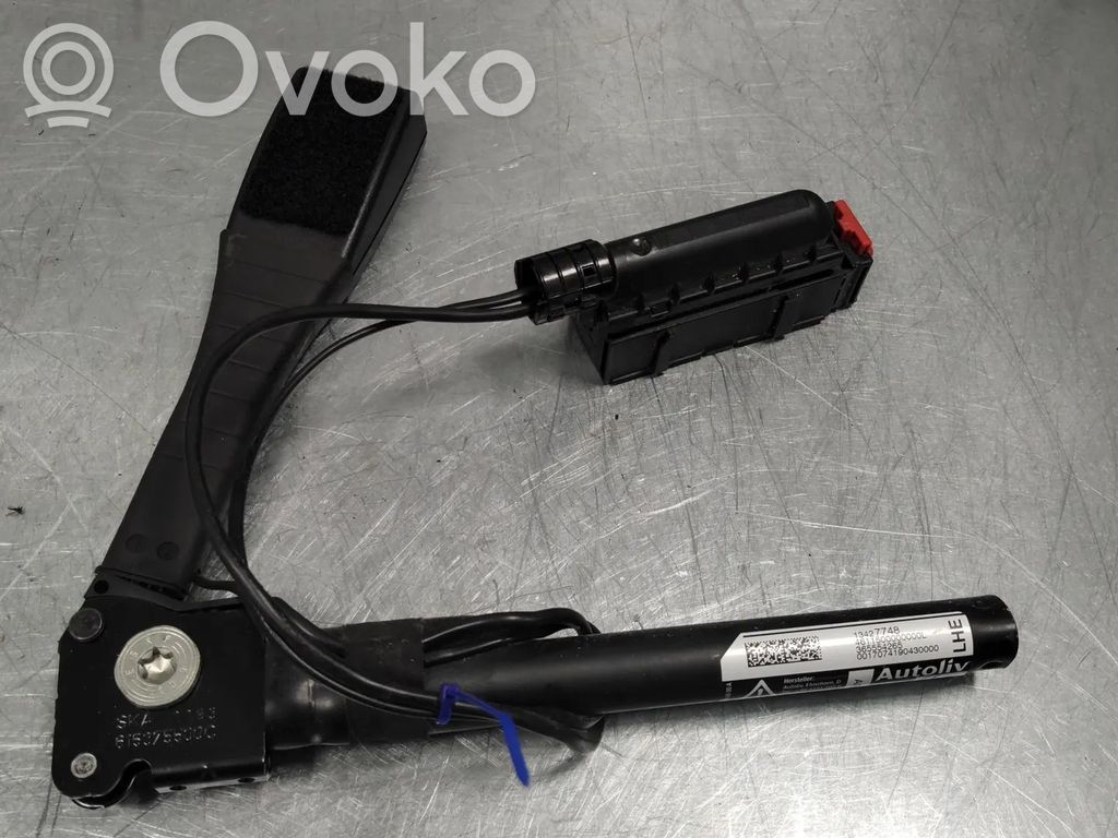 Opel Corsa E Hebilla del cinturón delantero 