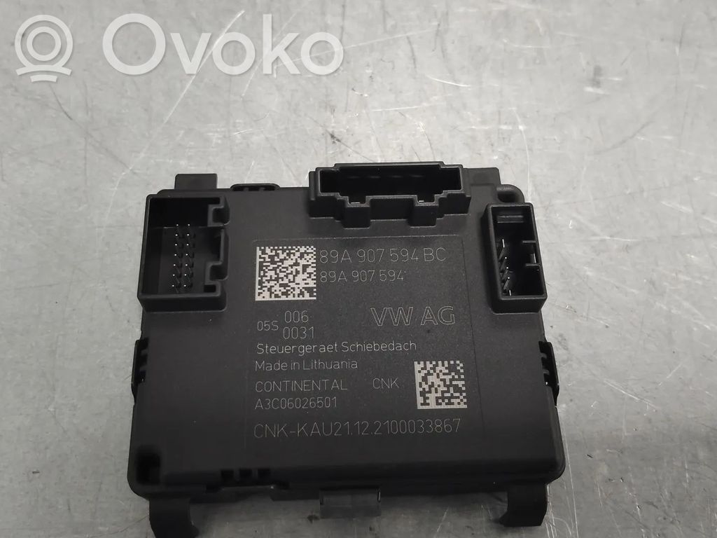 Other control units/modules   89A907594BC