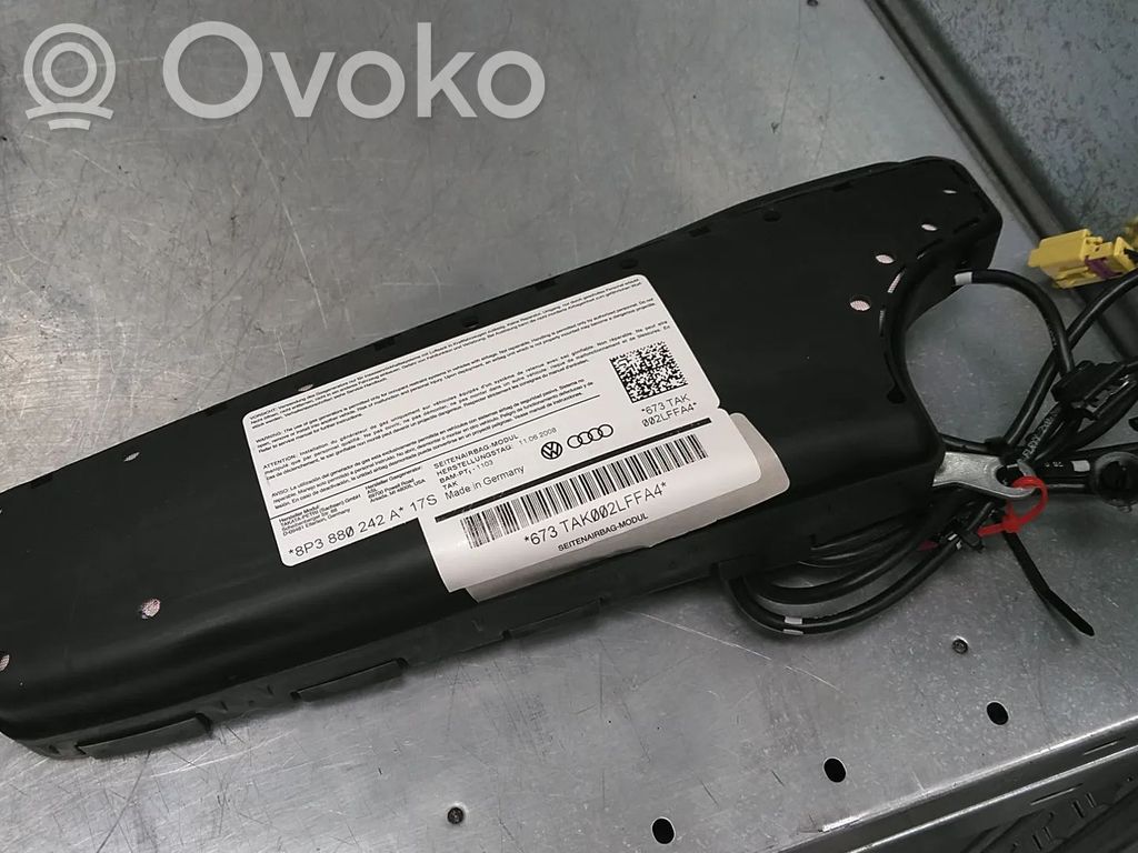 Audi A3 S3 8P Airbag scaun 
