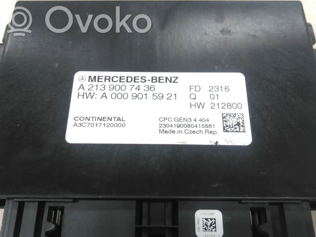 Mercedes-Benz A W177 Alte unități/module de control