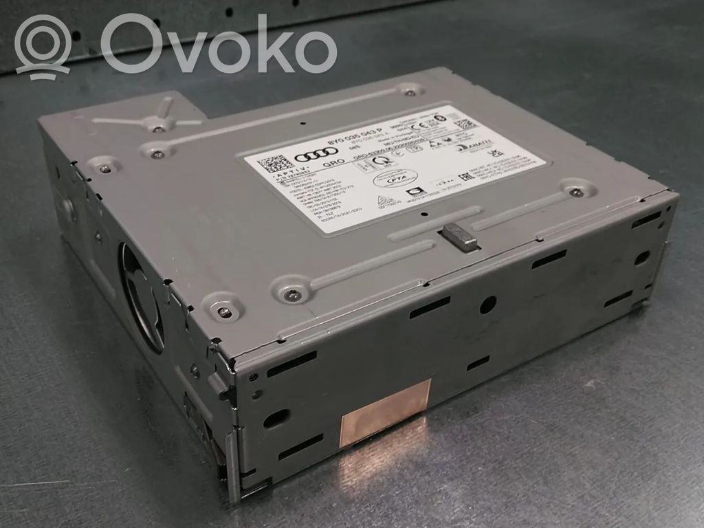 Audi A3 8Y Console centrale, commande de multimédia l'unité principale 
