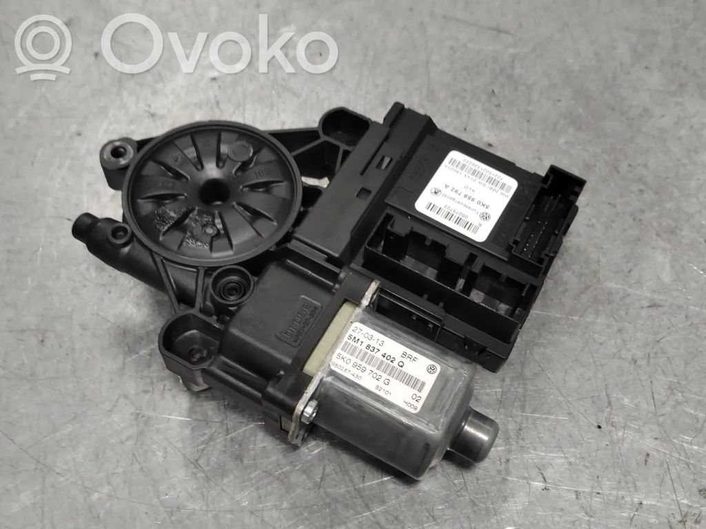 Volkswagen Golf VI Silnik regulatora szyby drzwi przednich 