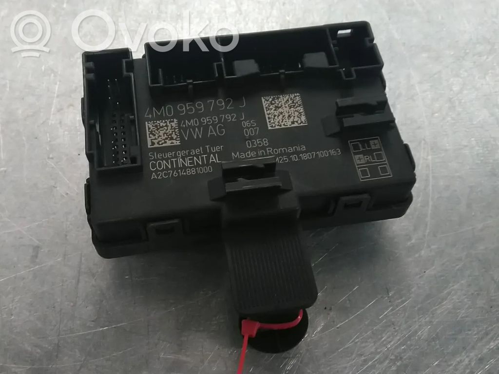 Audi e-tron Centralina/modulo portiere 