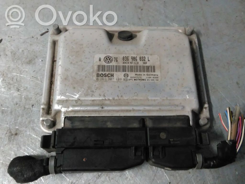 Engine control unit/module   036906032L,0261207189,AXP