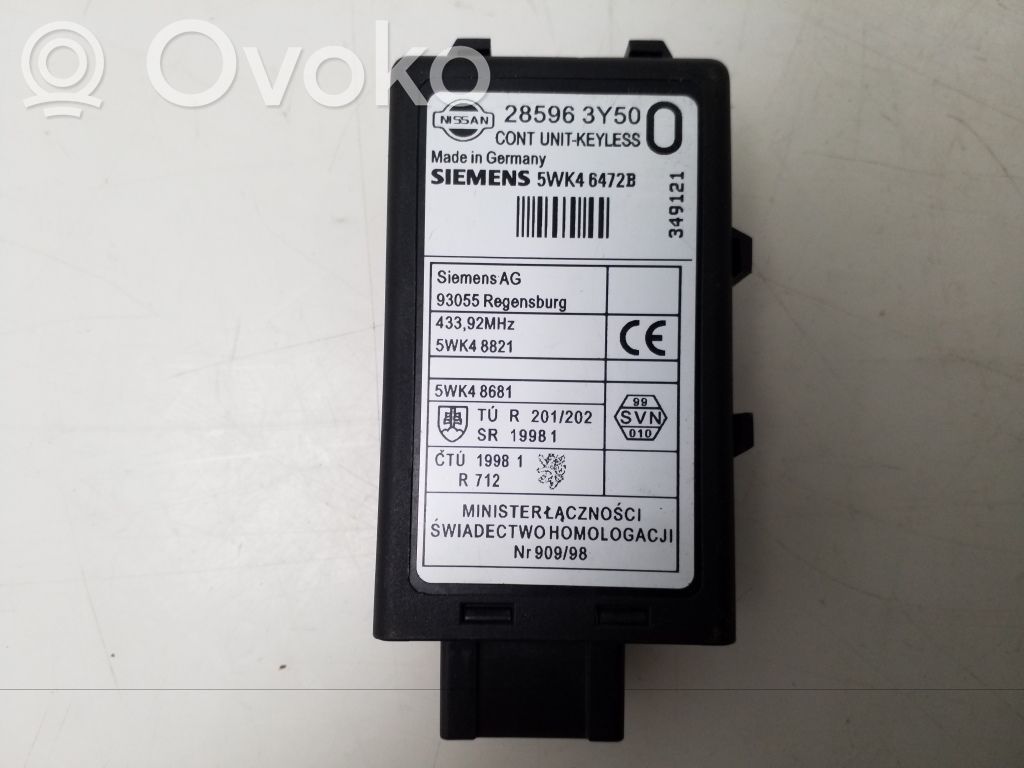 Nissan X-Trail T30 Door central lock control unit/module 