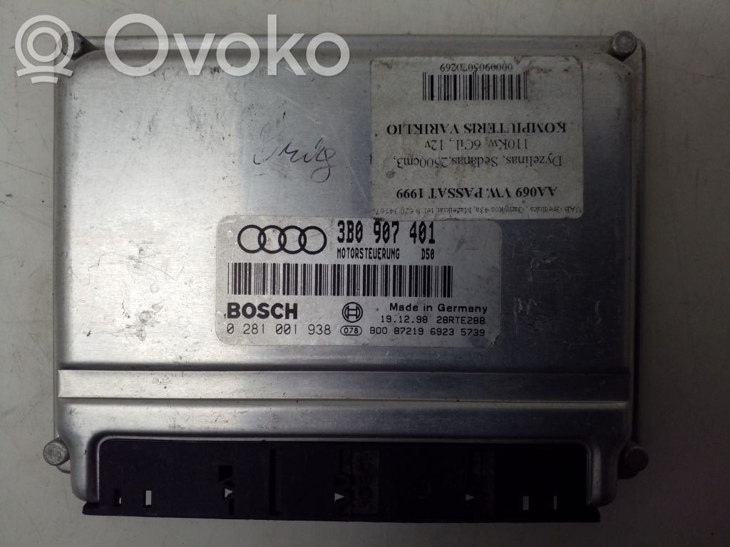 Engine control unit/module   3B0907401