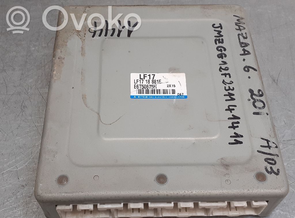 Mazda 6 Calculateur moteur ECU