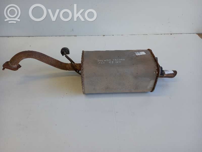 Daewoo Tacuma Marmitta/silenziatore posteriore tubo di scappamento 