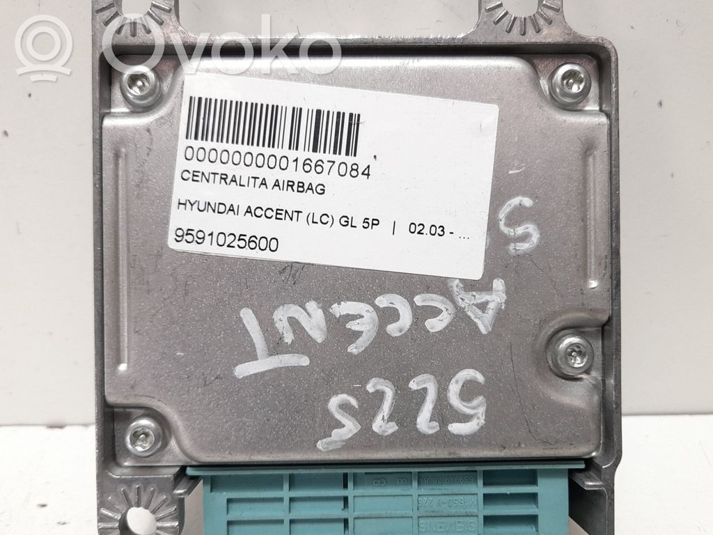 Hyundai Accent Unitate/modul de comandă airbaguri 