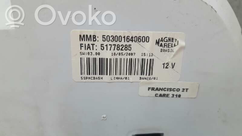 Fiat Linea Nopeusmittari (mittaristo)