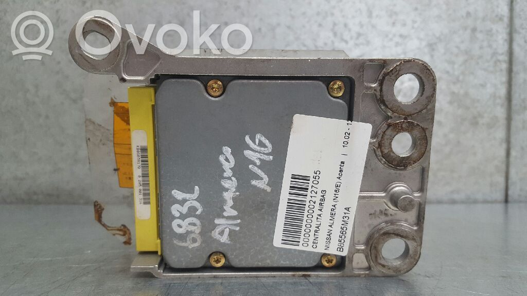 Nissan Almera N16 Unitate/modul de comandă airbaguri 