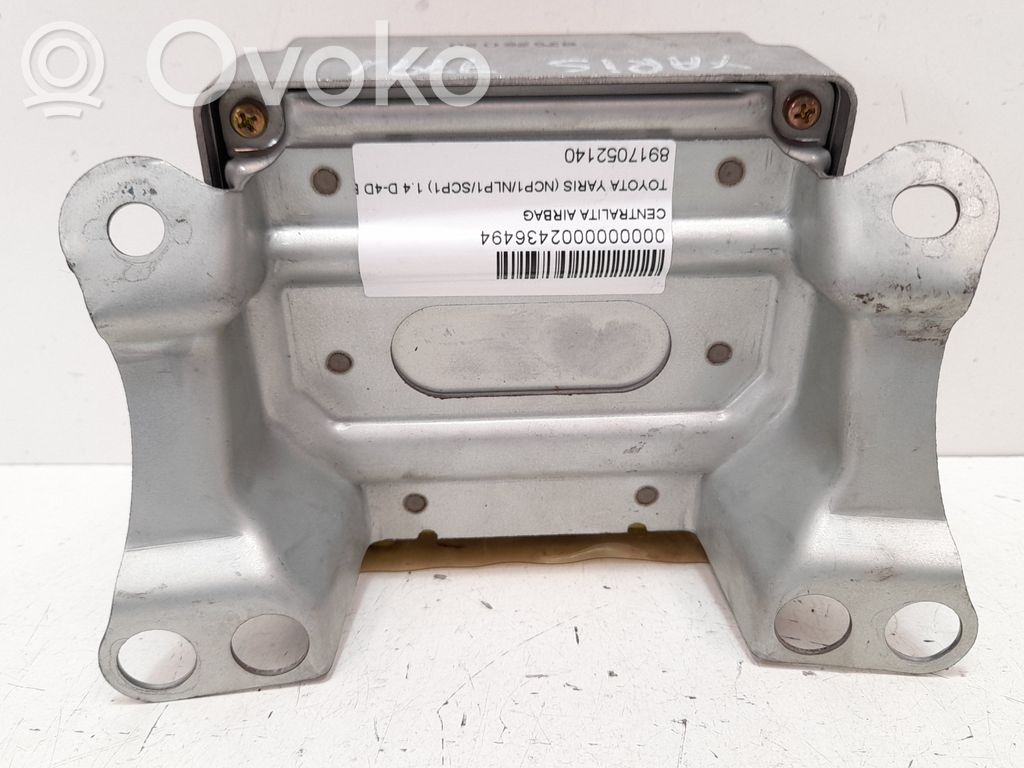 Toyota Yaris Unitate/modul de comandă airbaguri 