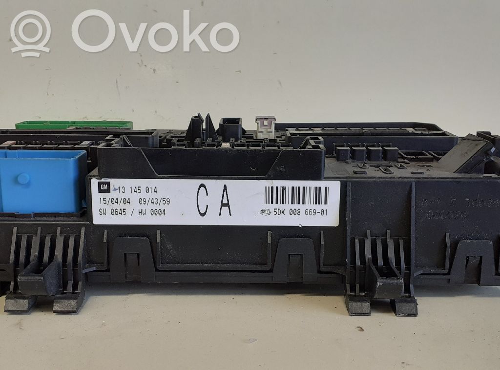 Módulo de fusible   13145014