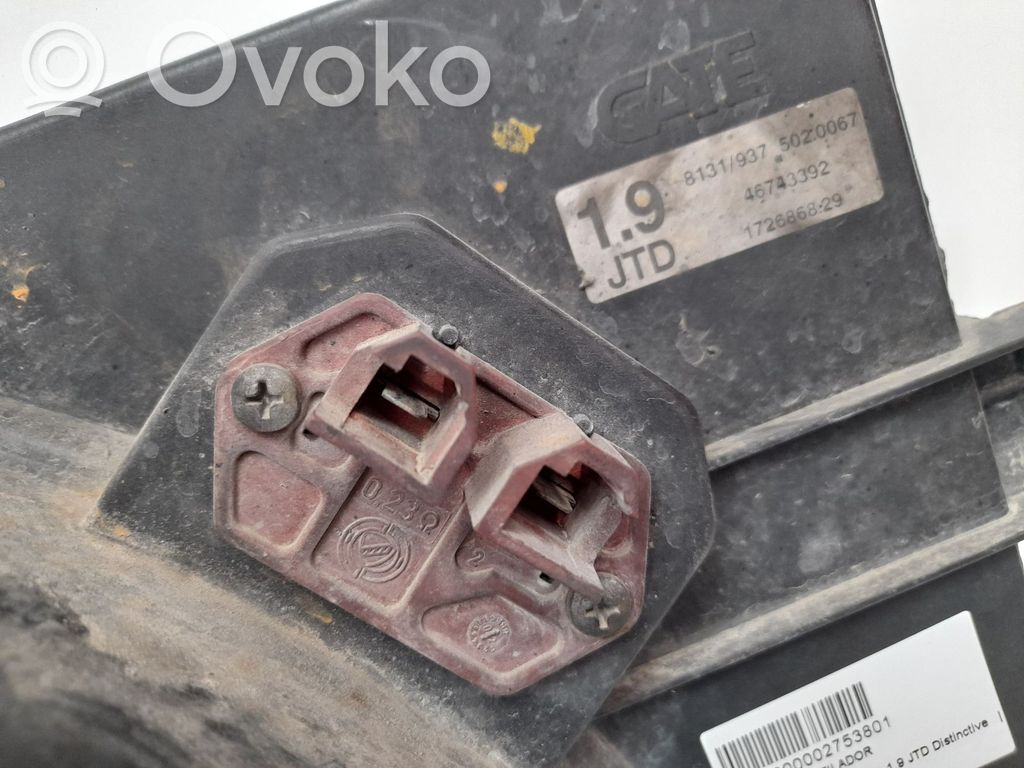 Alfa Romeo 147 Ventilatore di raffreddamento elettrico del radiatore 