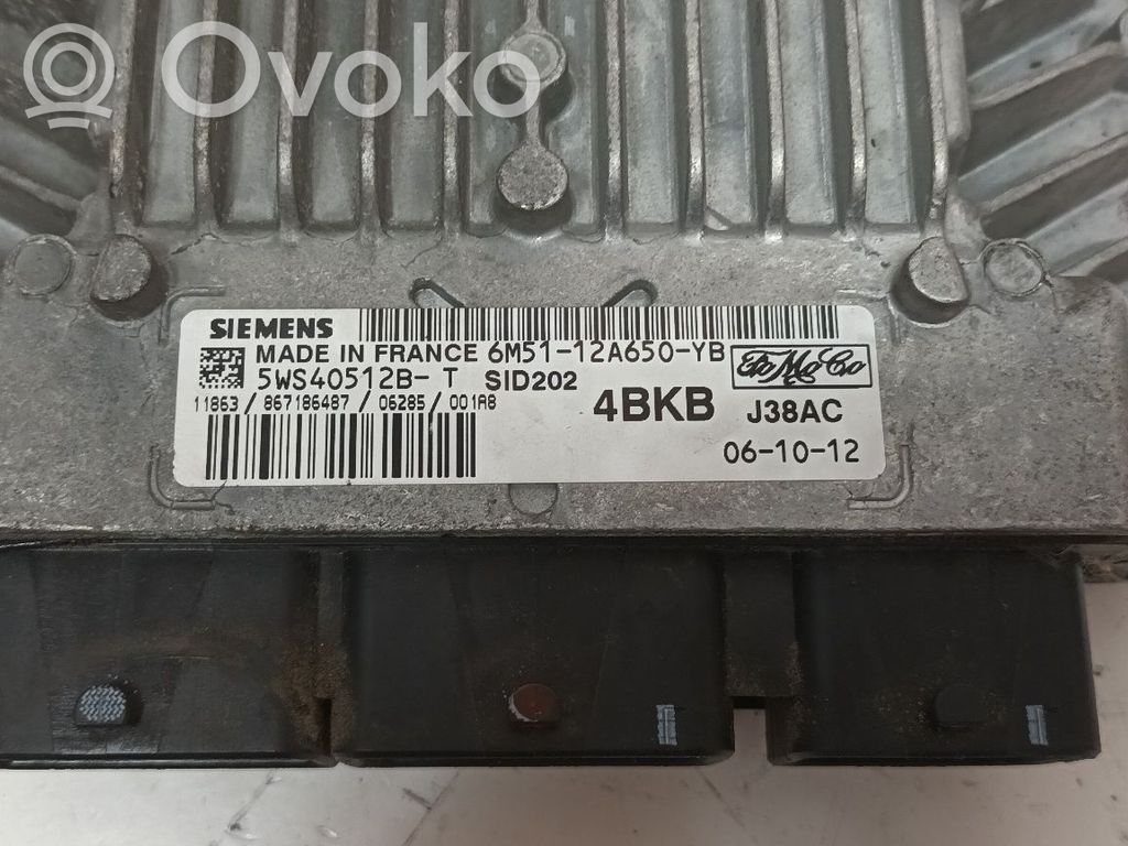 Centralina/modulo del motore   6M5112A650YB