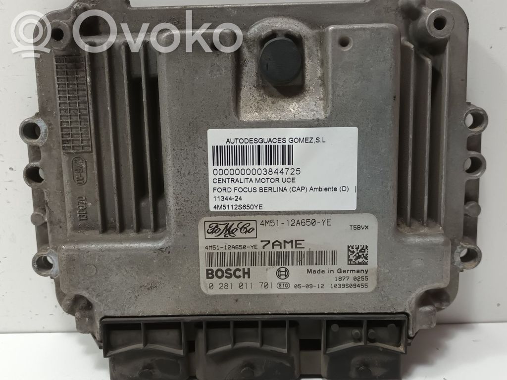 Unidad de control/módulo del motor   4M5112A650YE