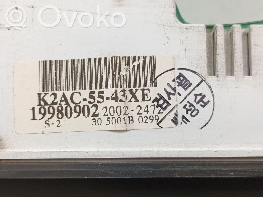 Tachimetro (quadro strumenti)   K2AC5543XE