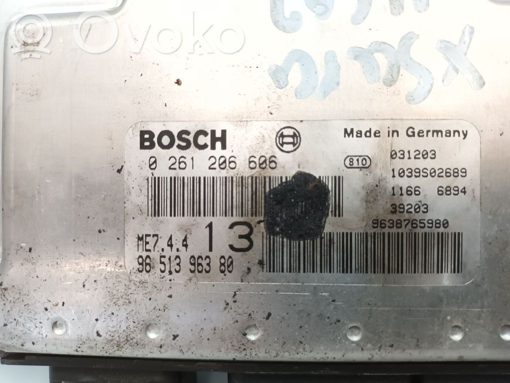 Citroen Xsara Unitate/modul de control motor 