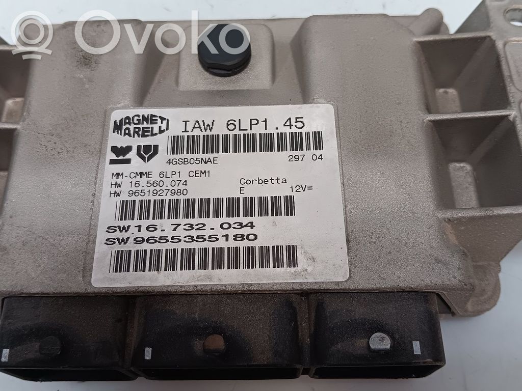 Peugeot 407 Engine control unit/module 