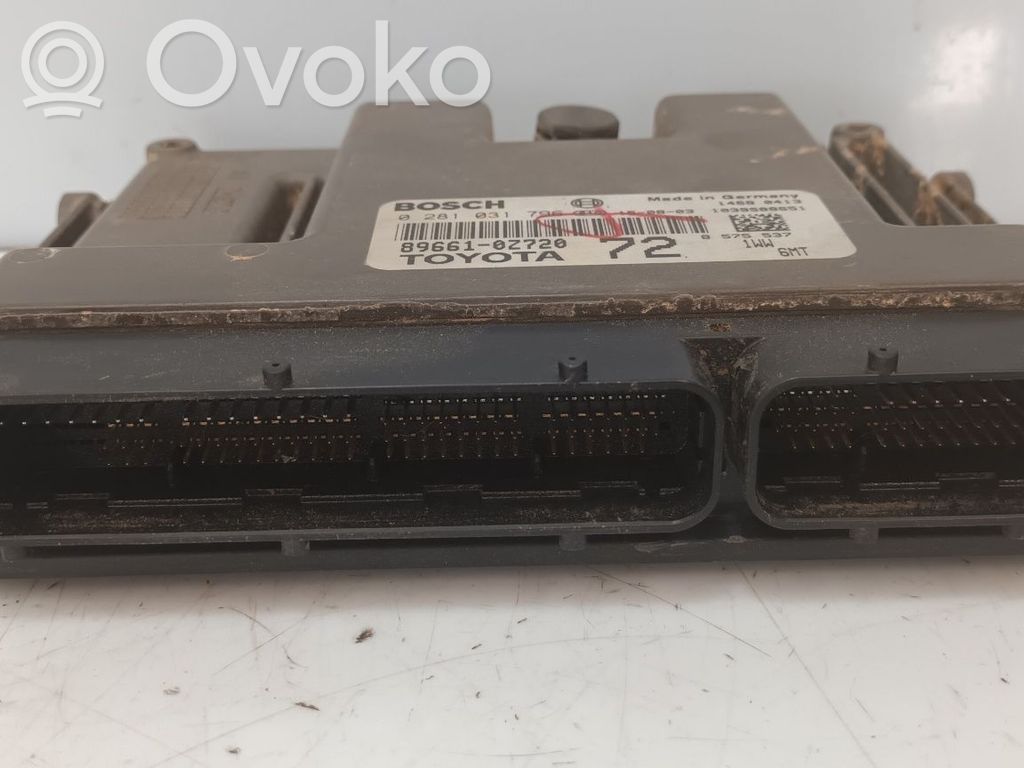 Toyota Auris E180 Unidad de control/módulo del motor 