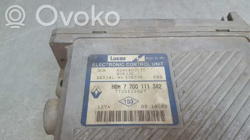 Unidad de control/módulo del motor   7700111342