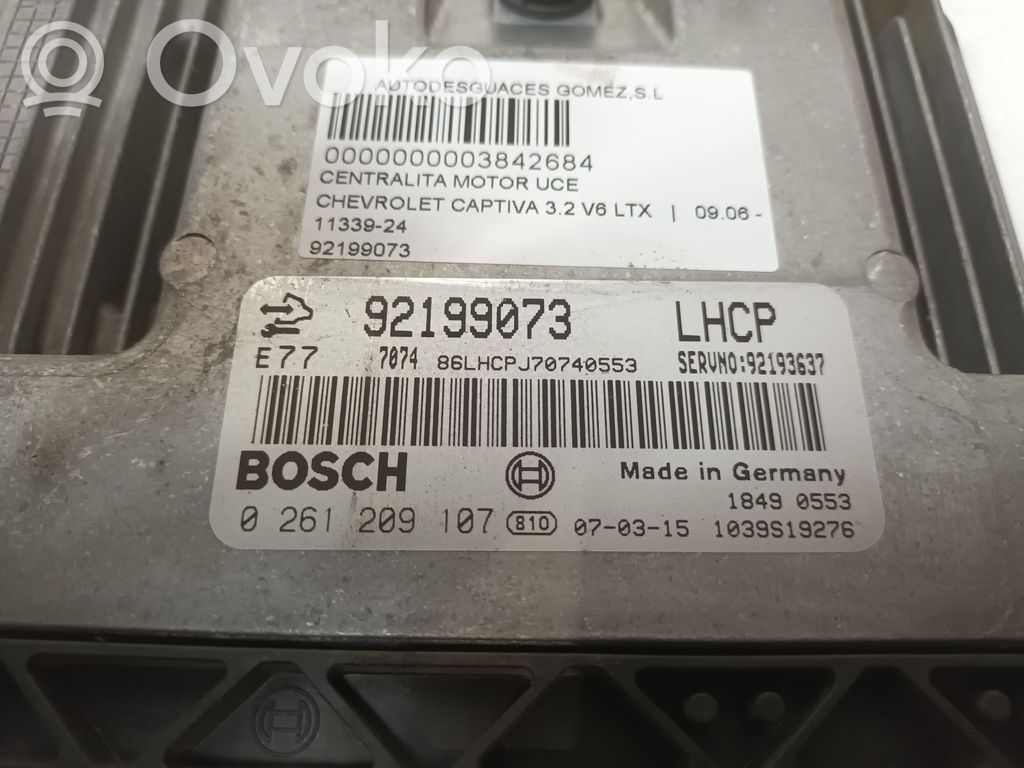 Chevrolet Captiva Unitate/modul de control motor 